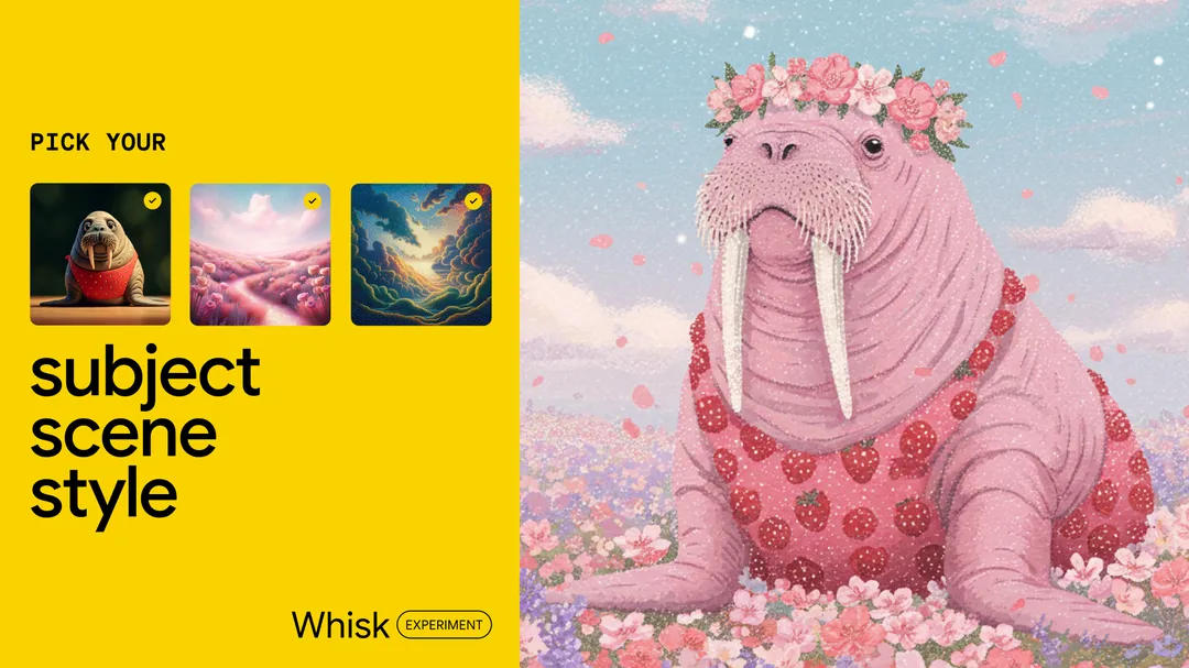 Google odpalił Whisk: remiksowanie obrazów z pomocą Gemini i Imagen 3