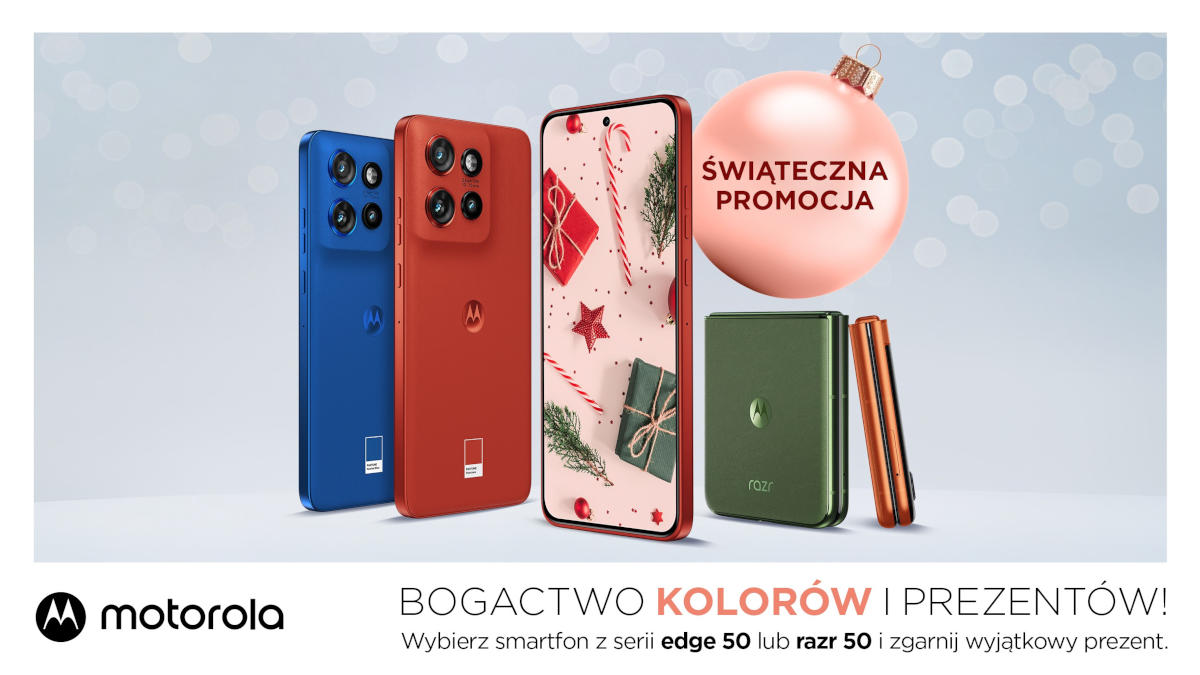 Motorola: odbierz prezent albo 500 zł. Nowa promocja