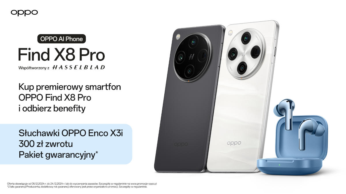Oppo Find X8 Pro już dostępny w polskich sklepach. Na start promocja