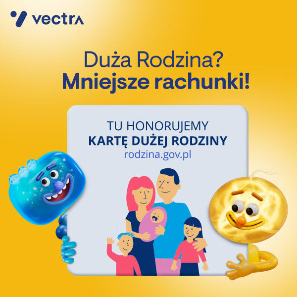 Vectra: światłowód i telewizja taniej. Zobacz, jak skorzystać