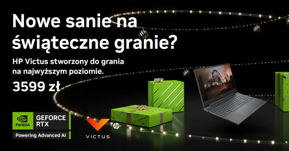 Jeśli kupować teraz laptop, to taki. HP z grafiką GeForce RTX 40 robi robotę