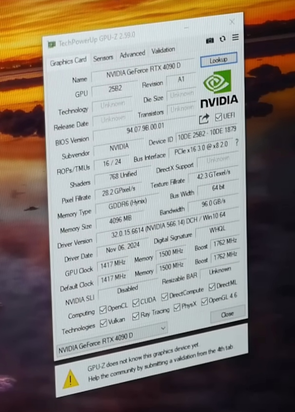 NVIDIA GeForce RTX 4010. Nie, to nie żart
