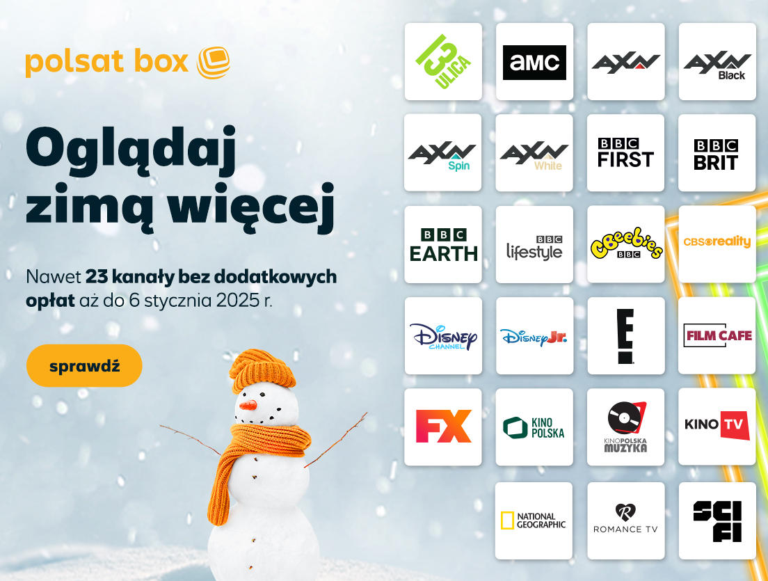 Polsat Box z 23 darmowymi kanałami TV. Masz czas do 6 stycznia