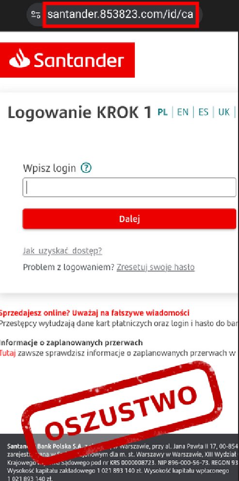 Masz konto w Santander Banku? Rządowa agencja ostrzega