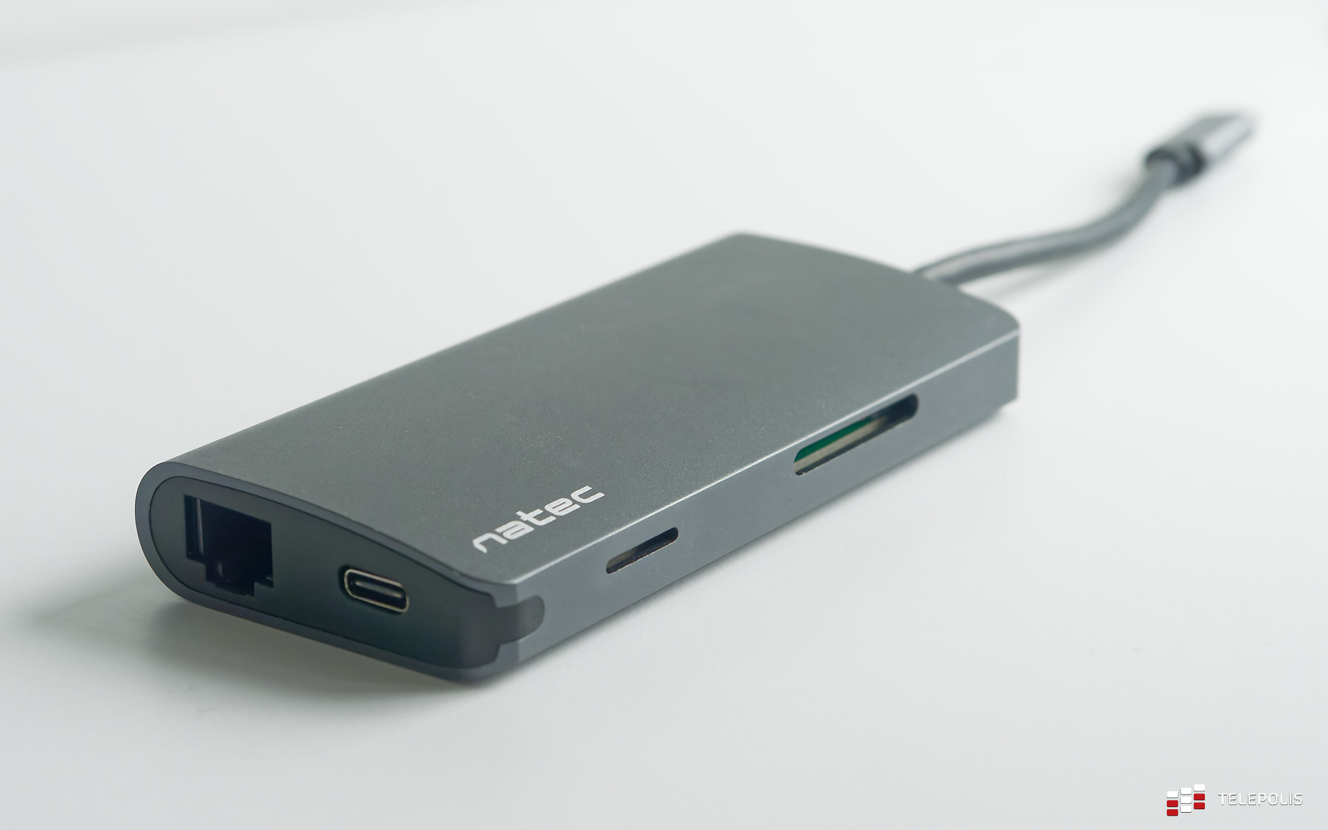 Natec Fowler 2 | szybki test multiportu USB-C do telefonu i komputera