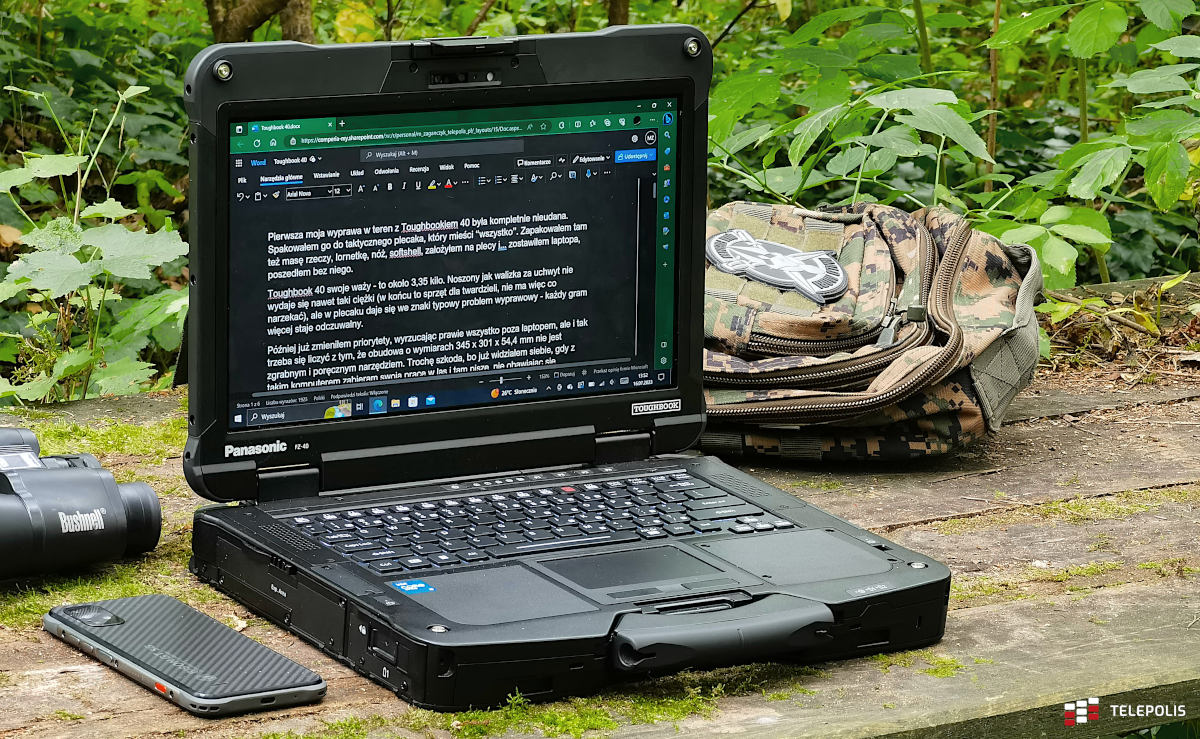Panasonic Toughbook 40 – testowałem laptopa dla wojska. To genialny sprzęt