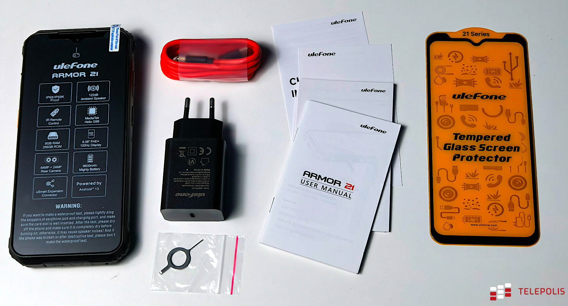 Ulefone Armor 21: pancerniak z ogromnym głośnikiem 122 dB i baterią 9600 mAh (test)