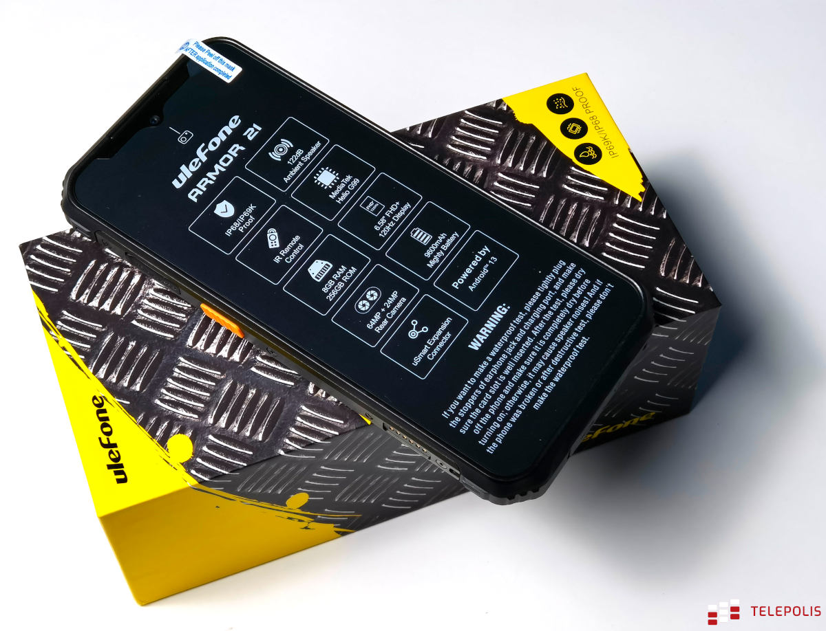 Ulefone Armor 21: pancerniak z ogromnym głośnikiem 122 dB i baterią 9600 mAh (test)