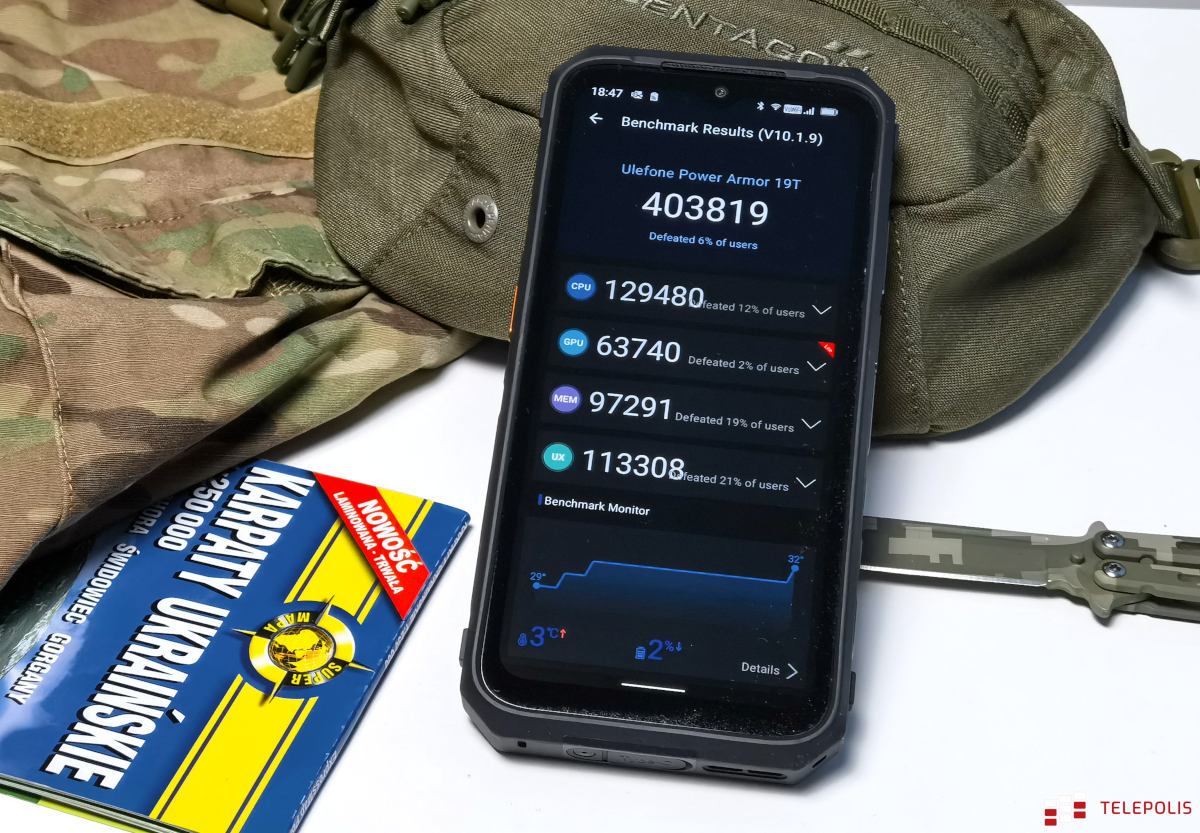 Ulefone Power Armor 19T: pancerniak z termowizją i mikroskopem (test)