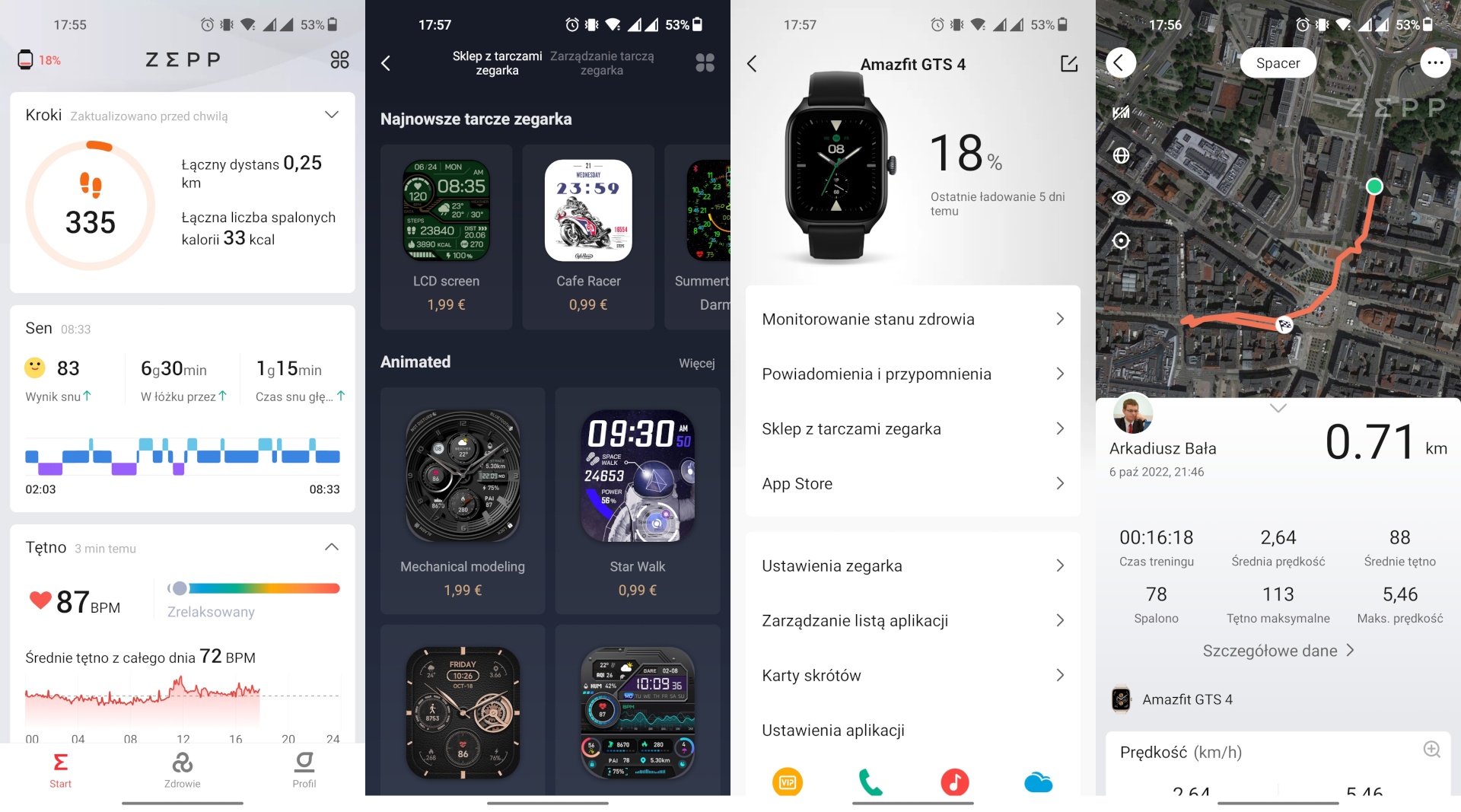 Pół roku z Amazfit GTS 4 i GTR 4. Nie mam zamiaru ich oddać (test)