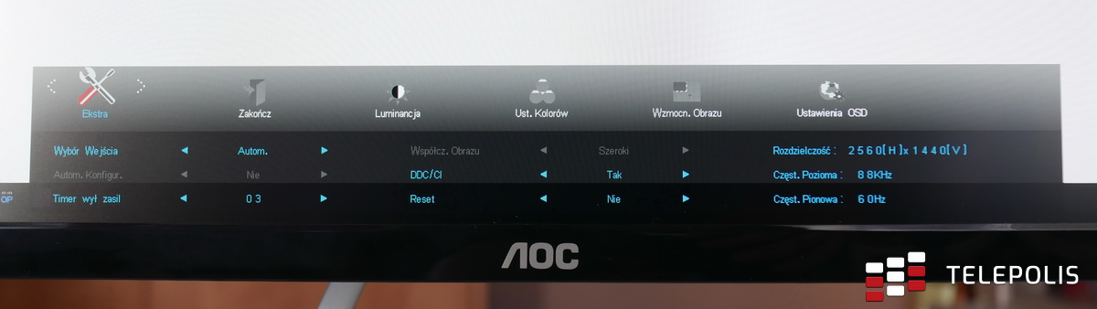 Test AOC Q27T1 - monitor jak dzieło sztuki