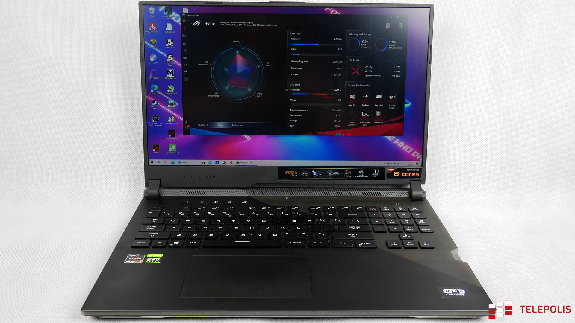 Asus ROG Strix Scar 17 G733Q – test potężnego laptopa dla graczy