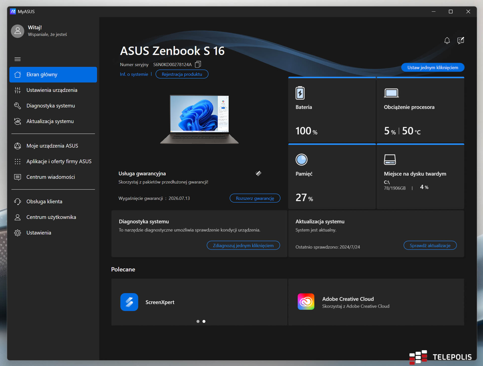 Najlepszy Copilot+ PC na rynku? Testujemy Asus Zenbook S 16 z Ryzen AI 9 HX 370