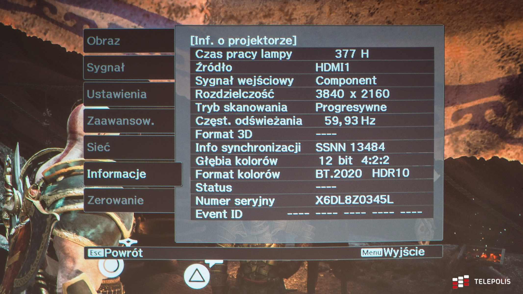 Epson EH-TW9400 – doskonały projektor do gier i kina domowego