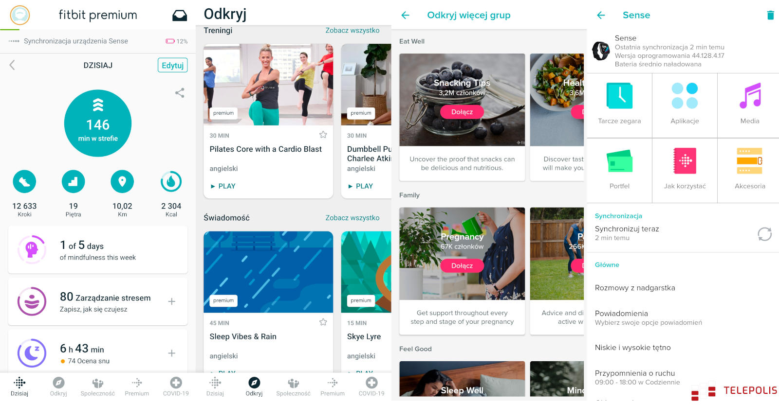 Fitbit Sense – smart zegarek z EKG. Zadbasz z nim o zdrowie i aktywność sportową