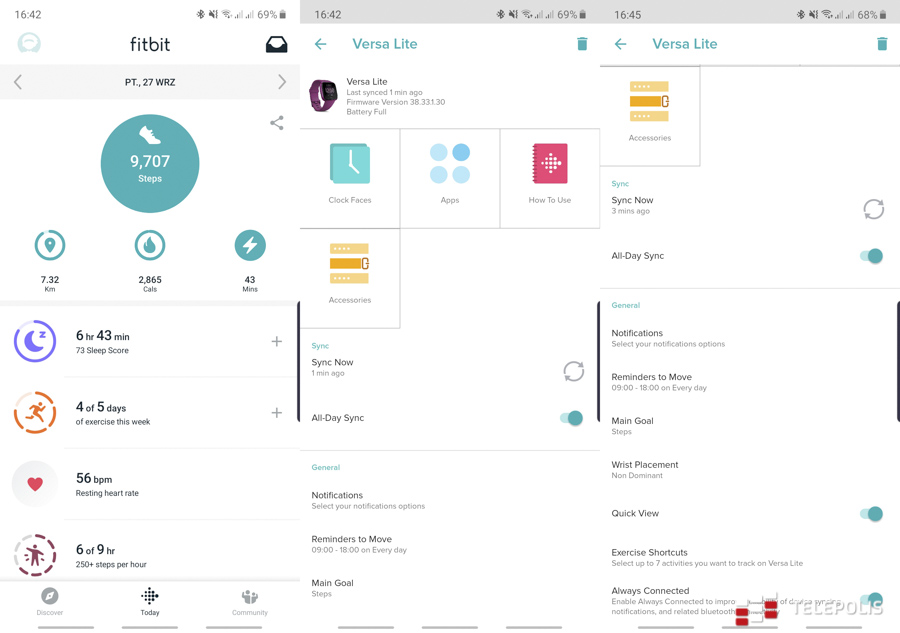 Fitbit Versa Lite - test prostego smartwatcha śledzącego naszą aktywność fizyczną