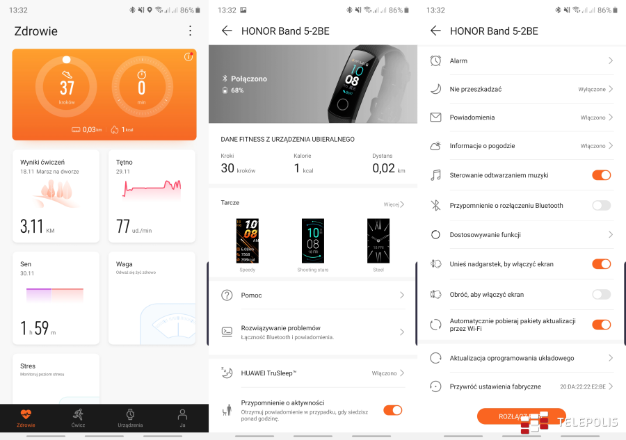 Honor Band 5 - test taniej opaski fitness z kilkoma ciekawymi funkcjami