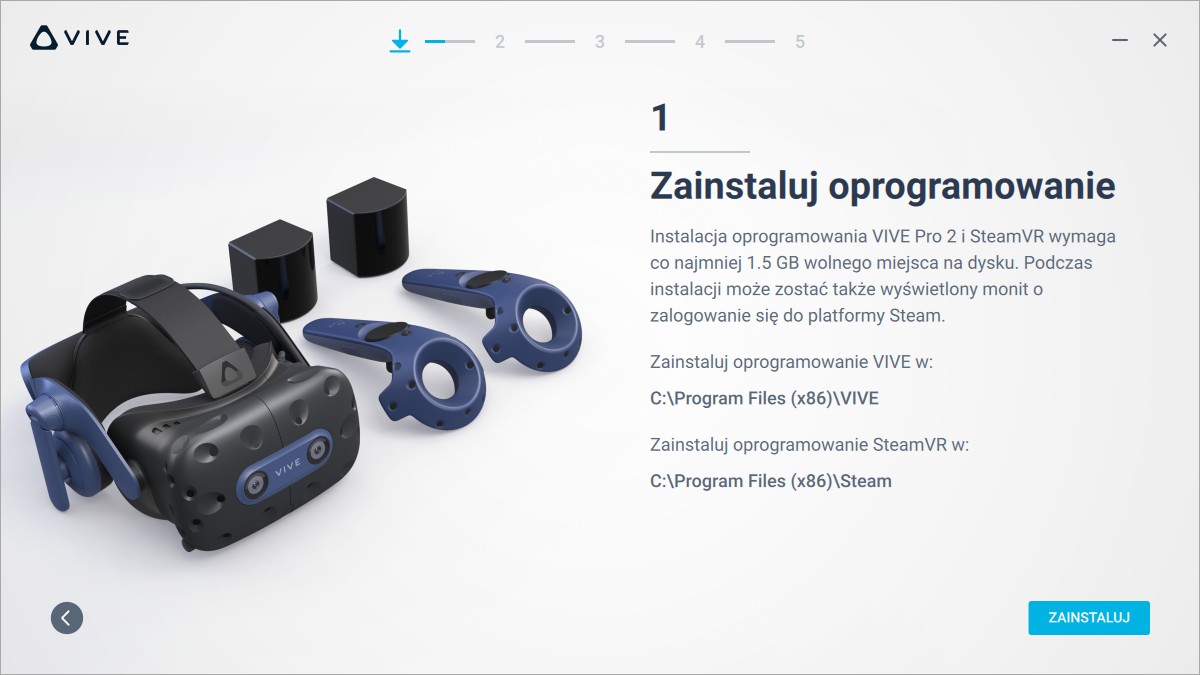 HTC Vive Pro 2 – gogle VR, które przenoszą do innego wymiaru