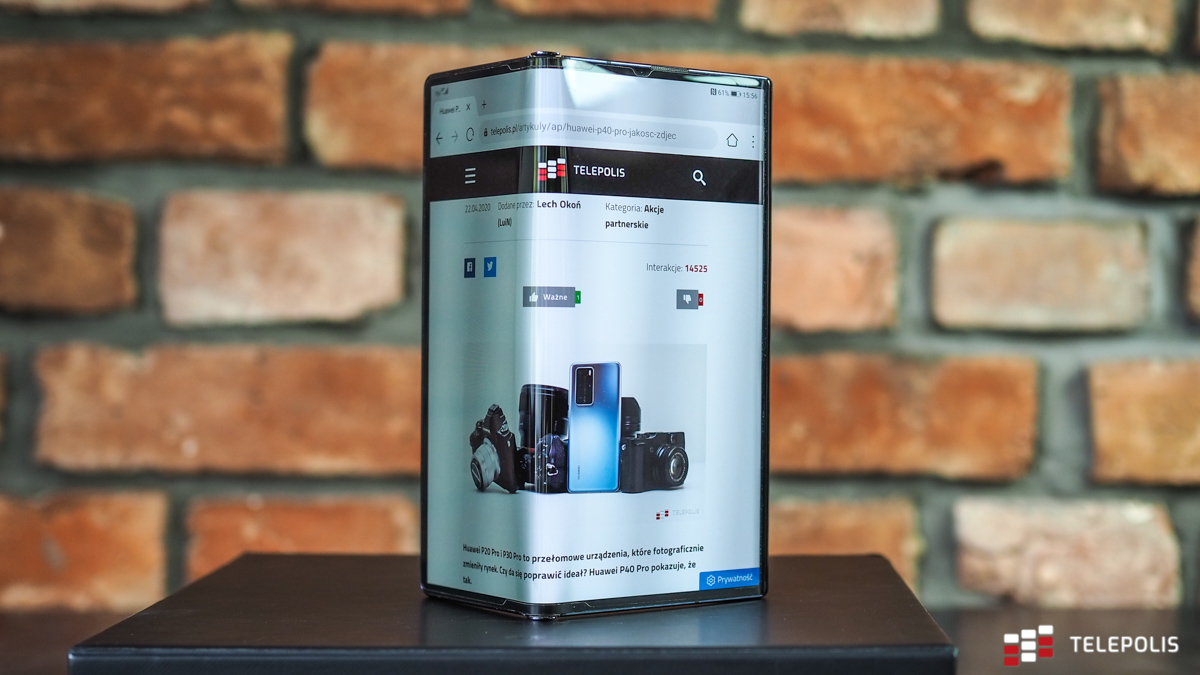Huawei Mate Xs - test składaka za 10 tys. zł