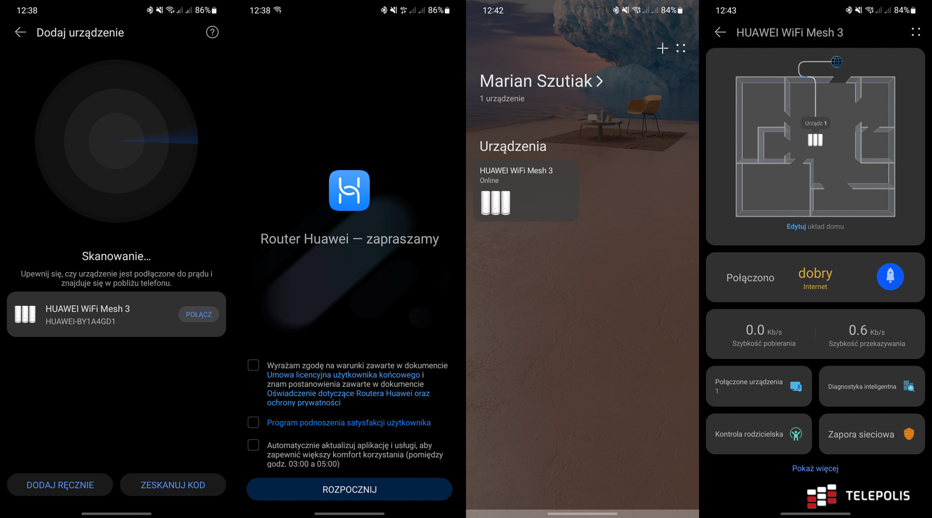 Huawei WiFi Mesh 3 – test dobrego systemu mesh z Wi-Fi 6