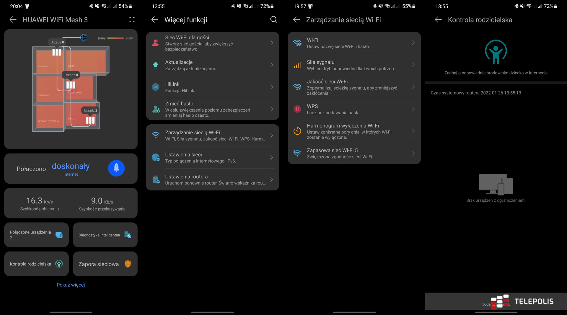 Huawei WiFi Mesh 3 – test dobrego systemu mesh z Wi-Fi 6