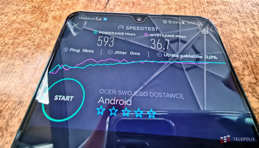 Pierwszy test 5G w T-Mobile - prawie jak światłowód