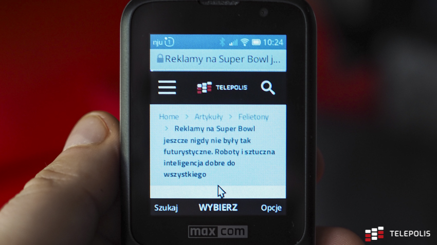 Maxcom MK241 - test klasycznego telefonu z systemem KaiOS
