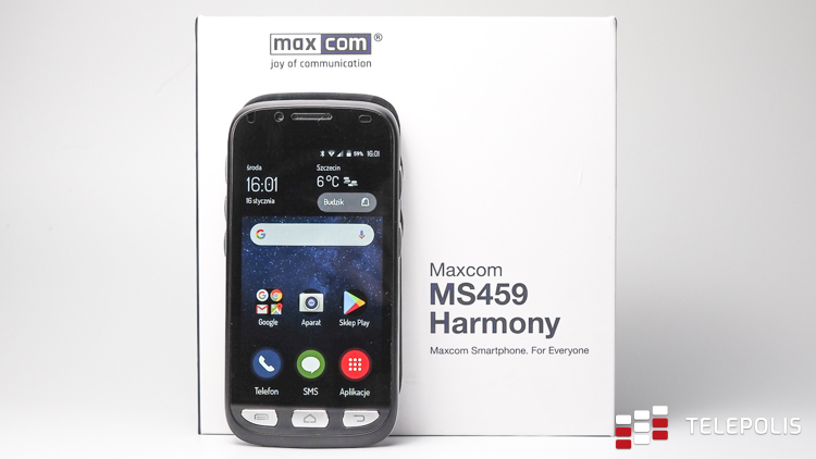 Test telefonu Maxcom MS459 Harmony. Zdalne zarządzanie i stacja dokująco-ładująca w komplecie