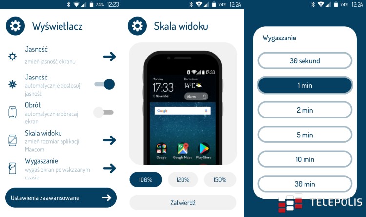 Test telefonu Maxcom MS459 Harmony. Zdalne zarządzanie i stacja dokująco-ładująca w komplecie