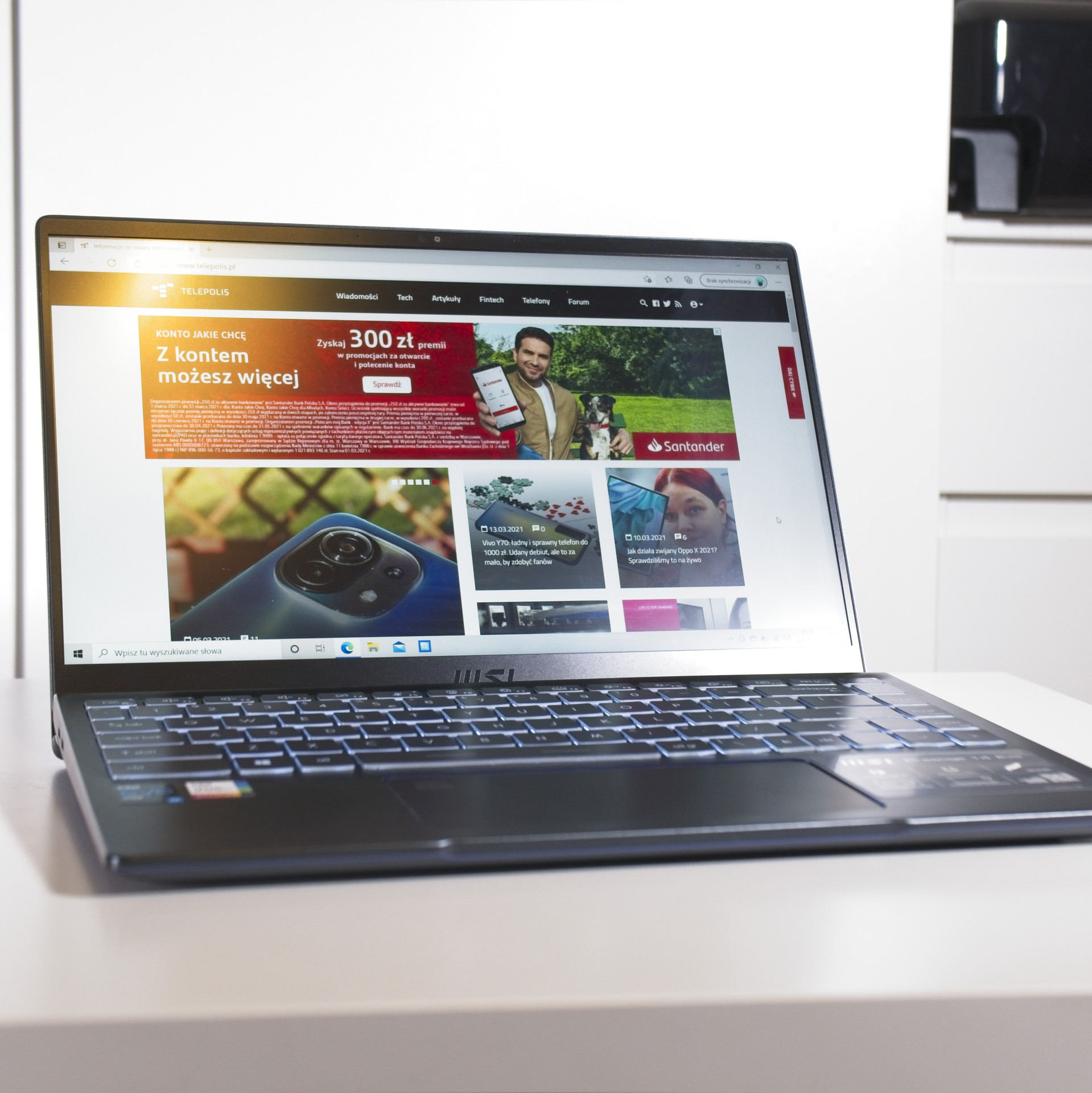 MSI Prestige 14 EVO – test małego i bardzo wydajnego laptopa do pracy