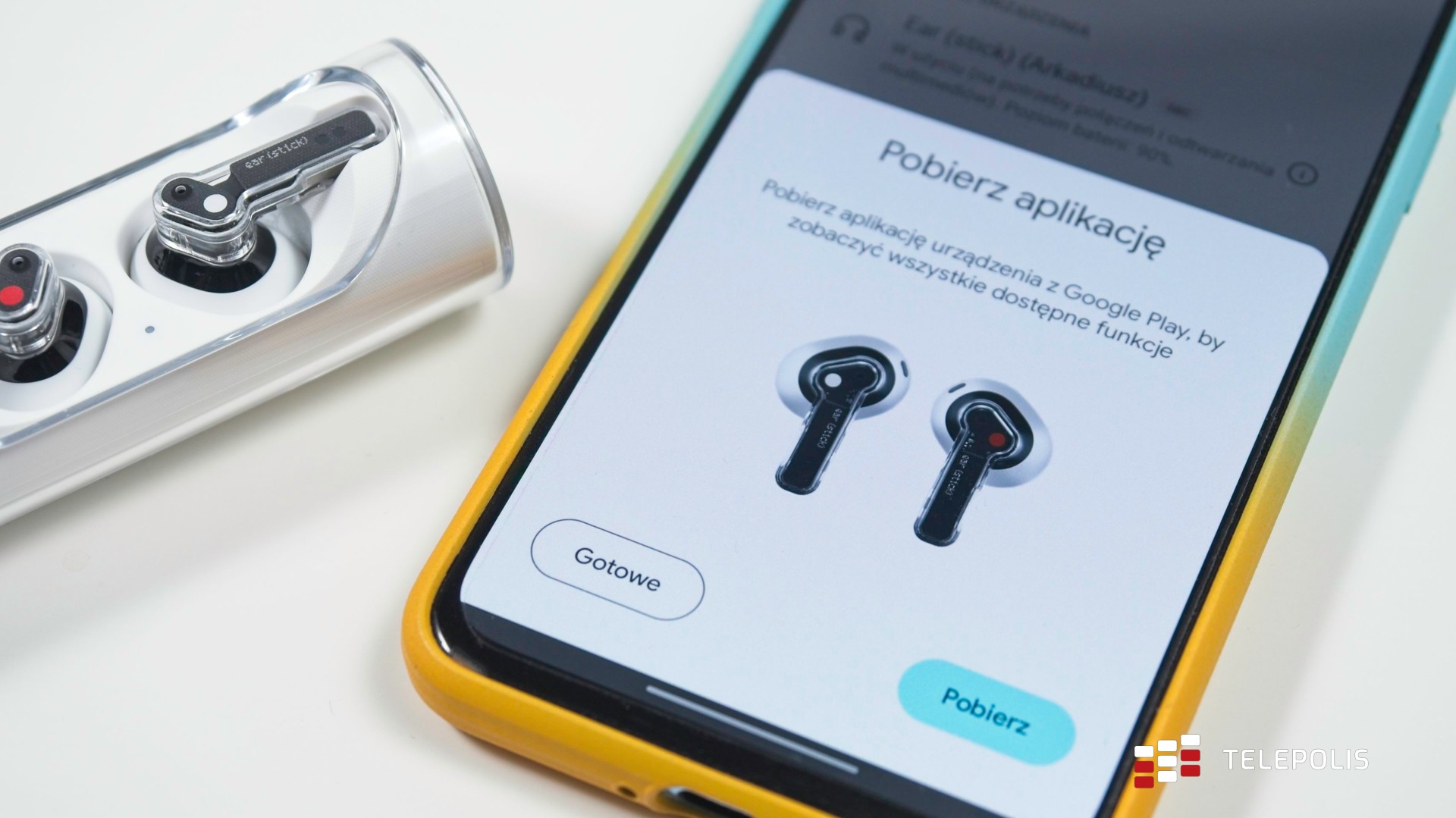 Nothing Ear (stick) - słuchawki jedyne w swoim rodzaju (test)