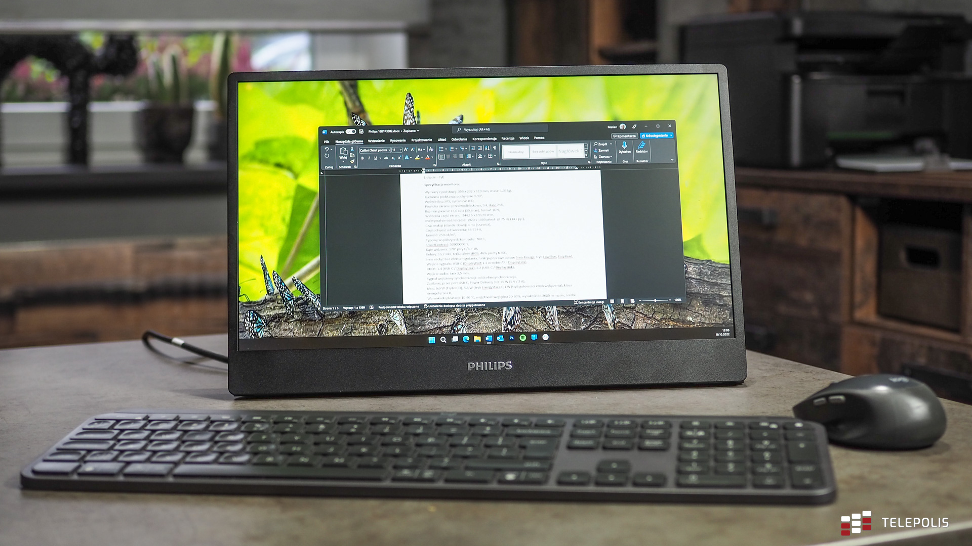 Philips 16B1P3302 – monitor, który zabierzesz w każdą podróż (test)