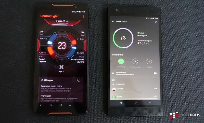 Asus ROG Phone vs Razer Phone 2. Pojedynek najlepszych telefonów do gier