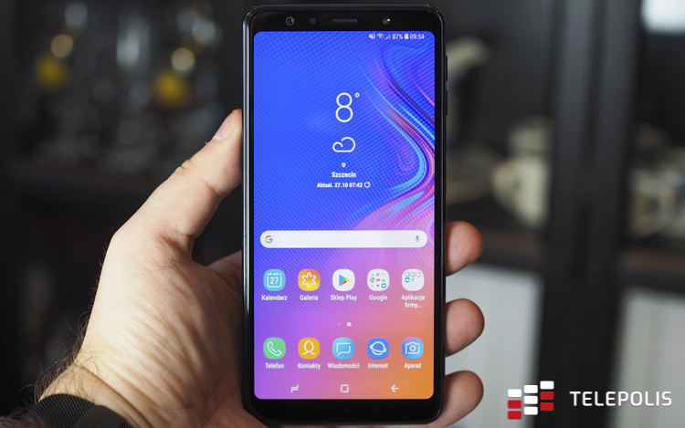 Test telefonu Samsung Galaxy A7 (2018) - koreański producent dołącza do producentów smartfonów z potrójnym aparatem na plecach