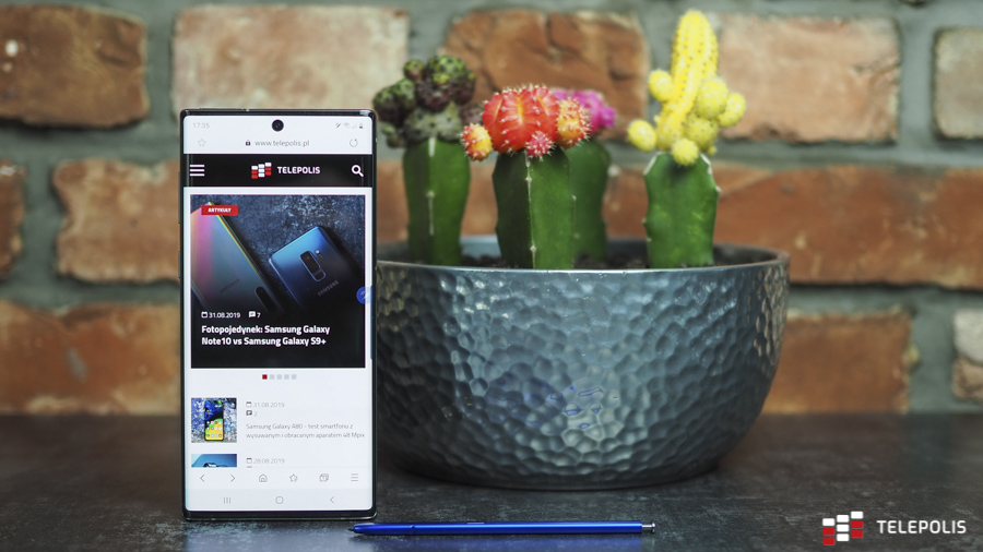 Samsung Galaxy Note10 - test telefonu prawie doskonałego
