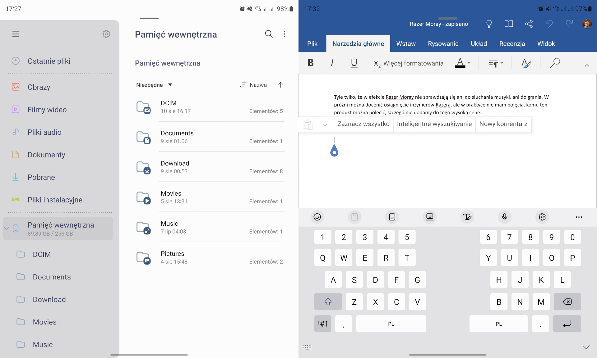 Samsung Galaxy Fold 5 – test. Telefon dla świra