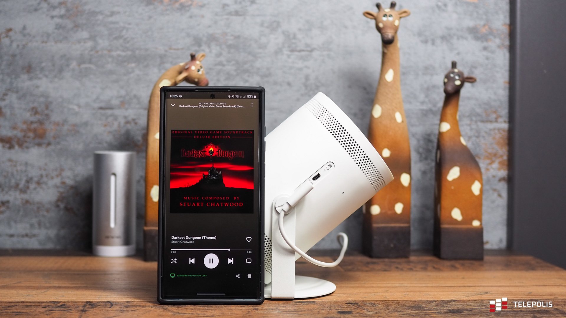 Samsung The Freestyle – tego jeszcze nie grali! Kosmiczny projektor