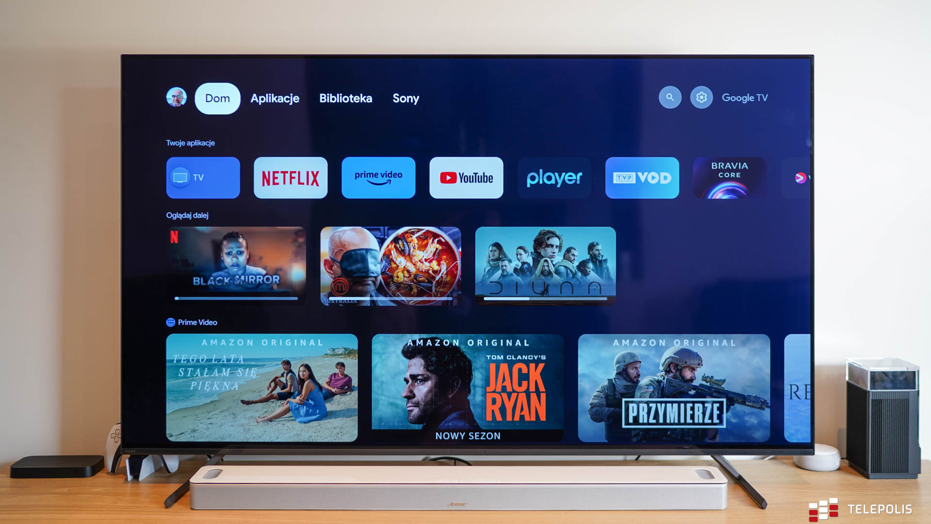 Sony OLED XR-65A80L – świetny towarzysz konsoli do gier (test)