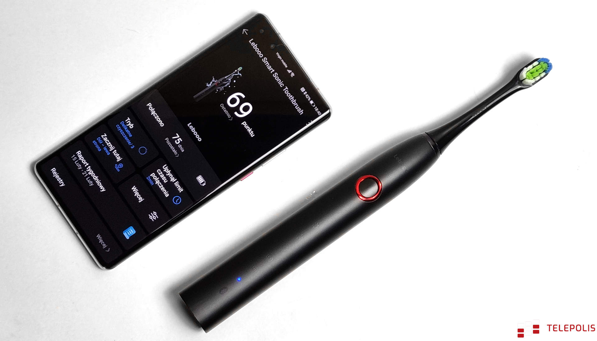 Smart szczoteczka soniczna Lebooo z Huawei AI Life. Całe życie robiłem to źle!