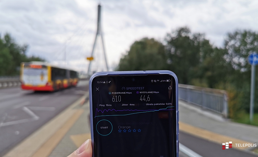 5G w sieci Orange - testujemy prędkość, zasięg i użyteczność