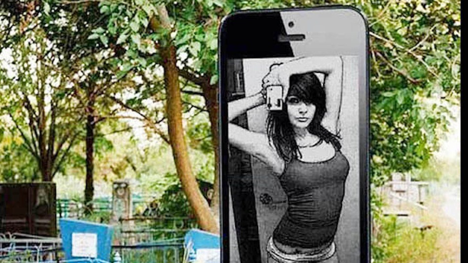 Nagrobek w kształcie iPhone'a, czyli miłośc do Jabłka aż po grób