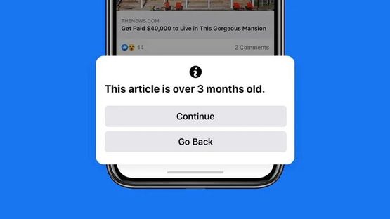 Facebook ostrzeże Cię, jeśli udostępniasz stary news