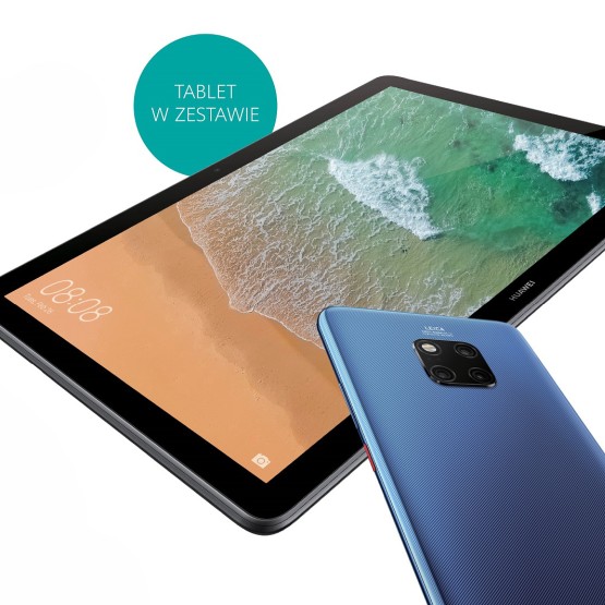 Kup w lipcu telefon Huawei Mate 20 Pro i zgarnij dodatkowo tablet Huawei MediaPad T5