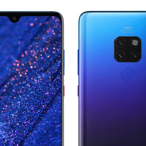 Tak będzie wyglądał Huawei Mate 20 z obudową w gradientowym kolorze Twilight