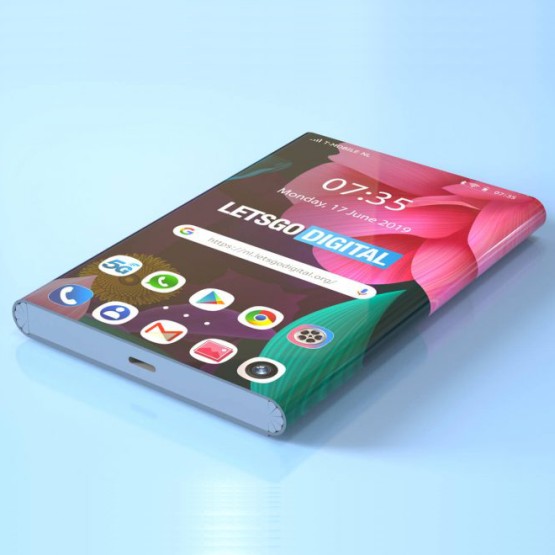 Huawei patentuje składany telefon z ekranem zginanym w dwóch miejscach