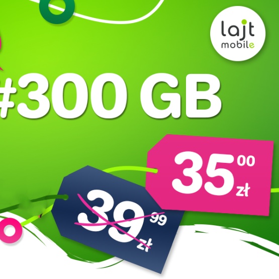 [Aktualizacja] Niezdecydowany Lajt Mobile: pakiet internetowy 300 GB jednak za 35 zł