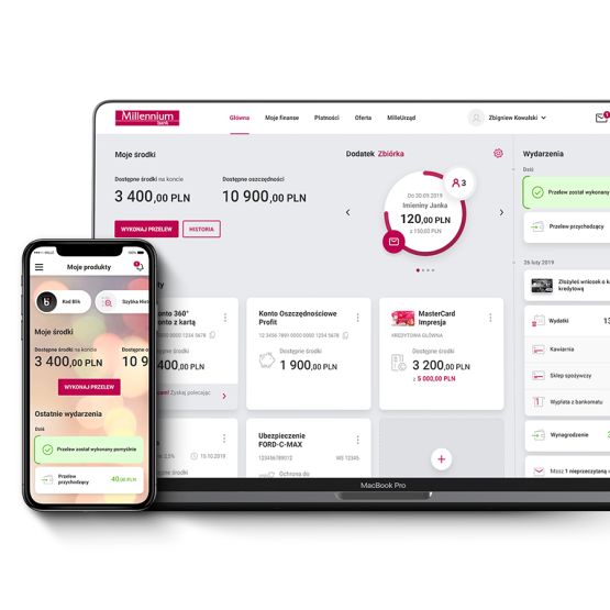 Bank Millennium udostępnia nową wersję serwisu internetowego Millenet