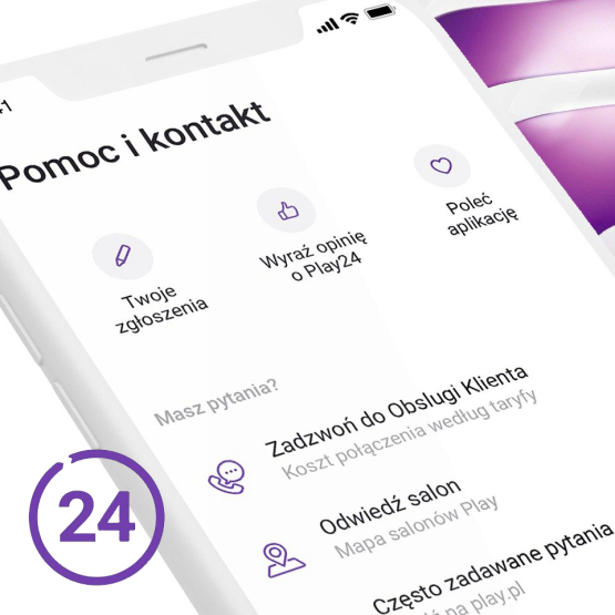 W aplikacji Play24 dodano nowy sposób kontaktu z Obsługą Klienta