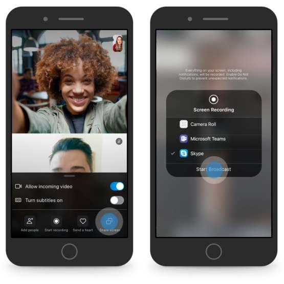 Skype z udostępnianiem ekranu już oficjalnie na Androida oraz iOS