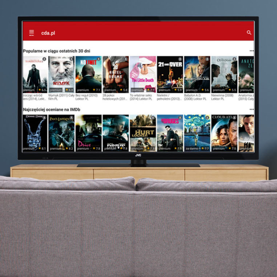 Telewizory Smart TV Toshiba i JVC z aplikacją CDA Premium i 6000 filmów w pakiecie
